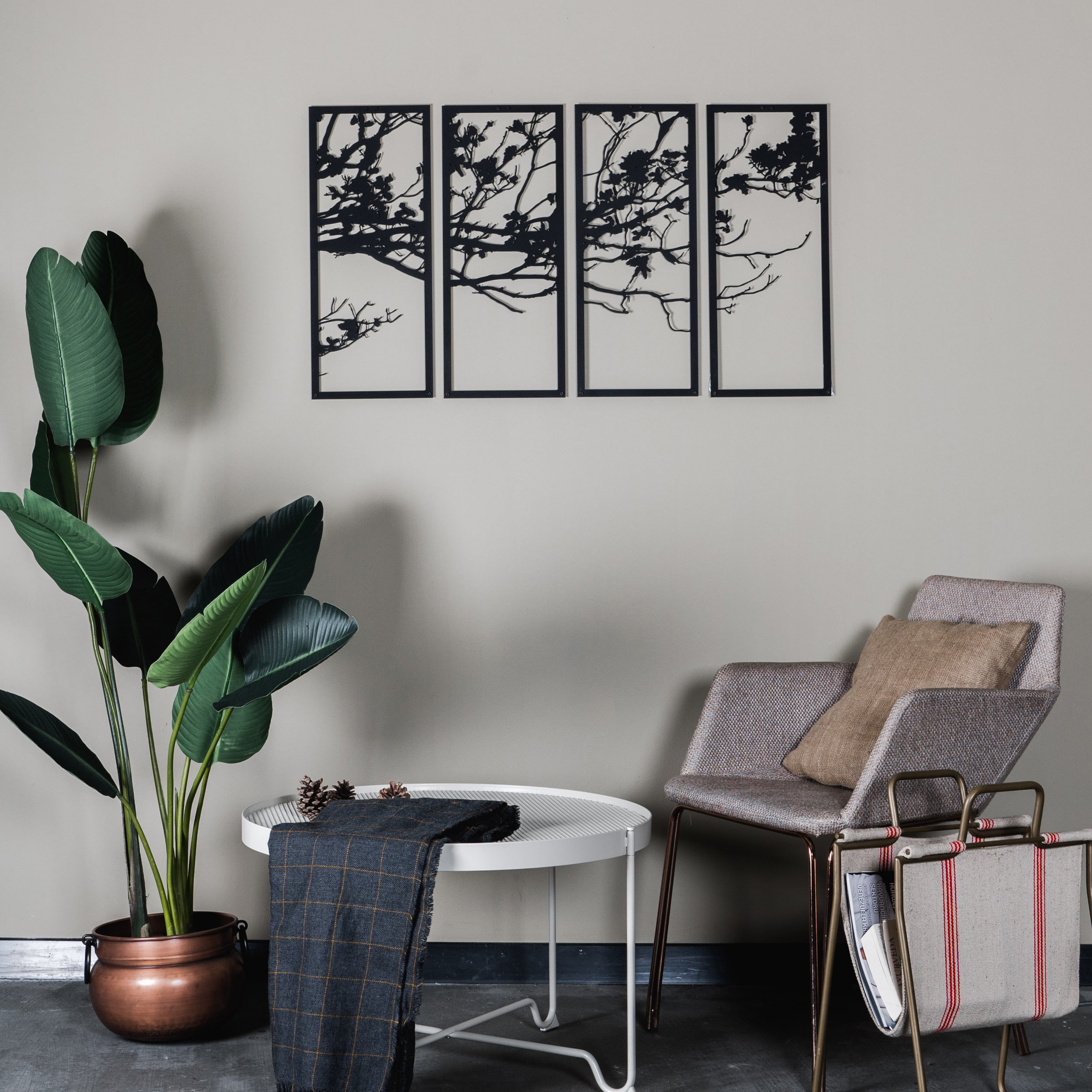 Northshire Metal Wall Décor Decorative Boho Art for Living Room