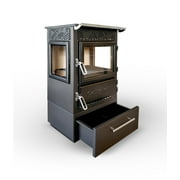 Northshire Stove 305-3D 100m Wood Burning Heat Efficient Mini Stove