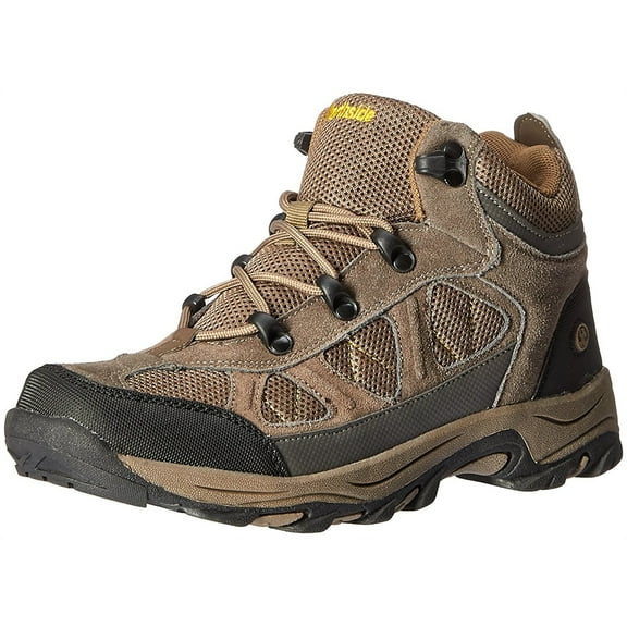 Northside Boys Caldera Jr Hiking Boots, Stone \ Yellow,1 M US