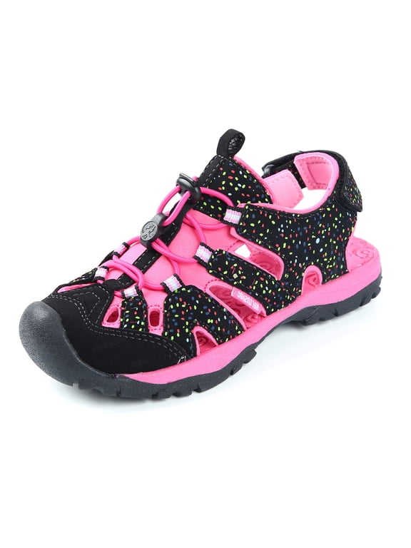 girls' burke se sport sandal black/fuchsia size 5 m us little kid