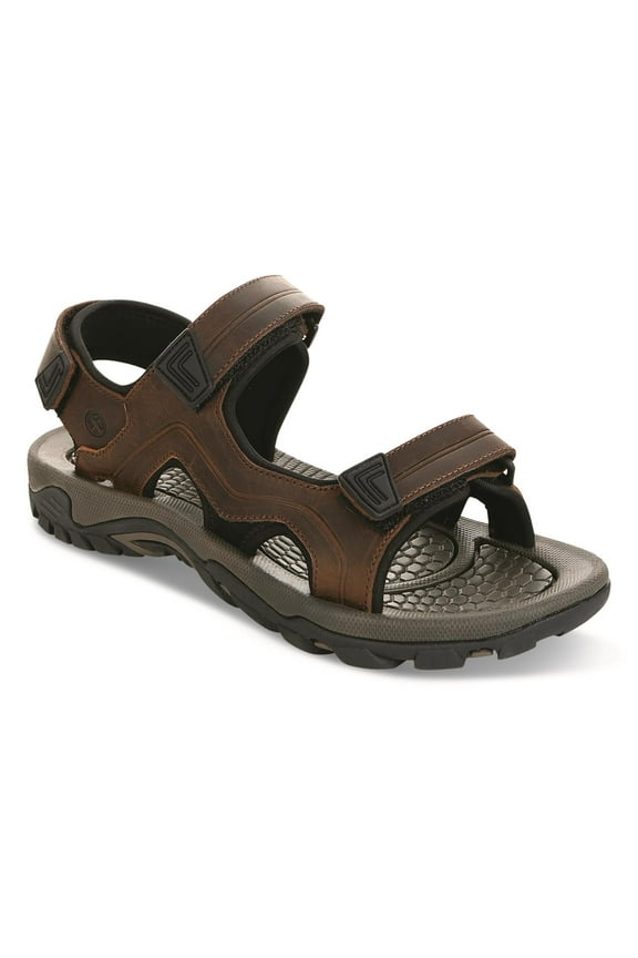® Men's River Run Sandals Dark Brown 13D (Medium)