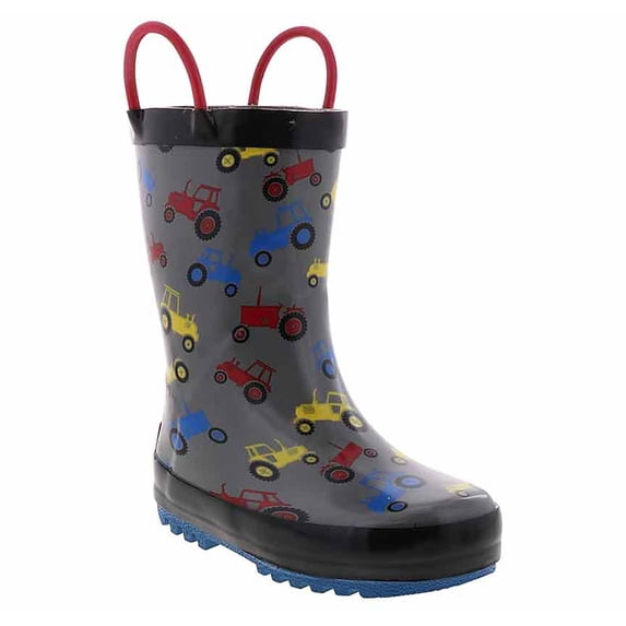 Northside Tractor Toddler Boys' (6-10) Rain Boot | 923103T947 Grey