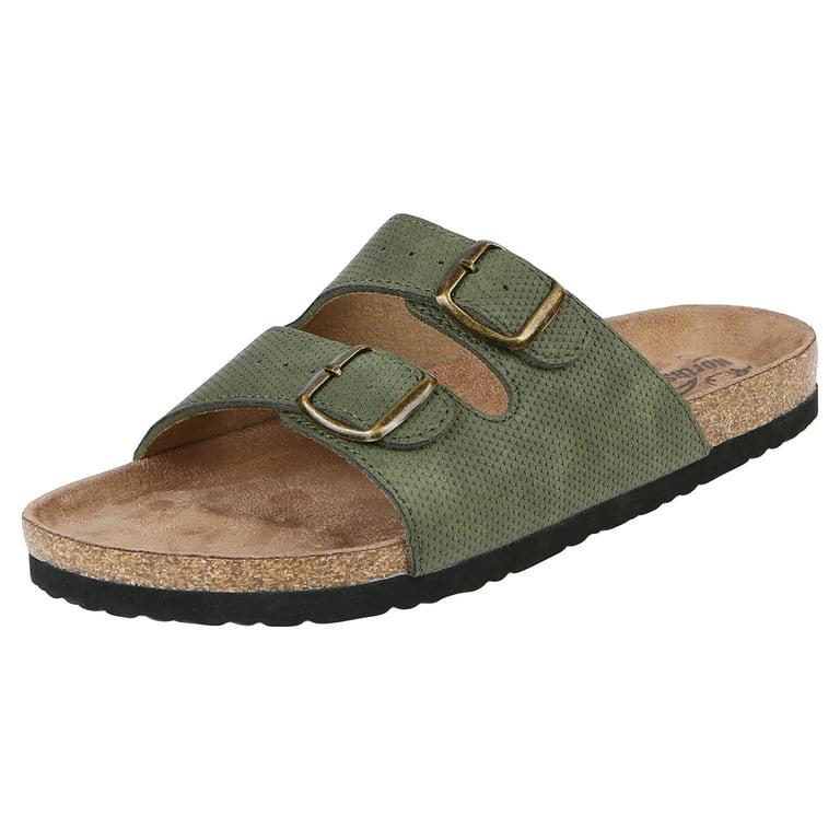 2 strap cork sandals cheap