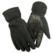 Northstar Hand Armor Unisex Fleece Thinsulate Waterproof Gloves, Black 501BK