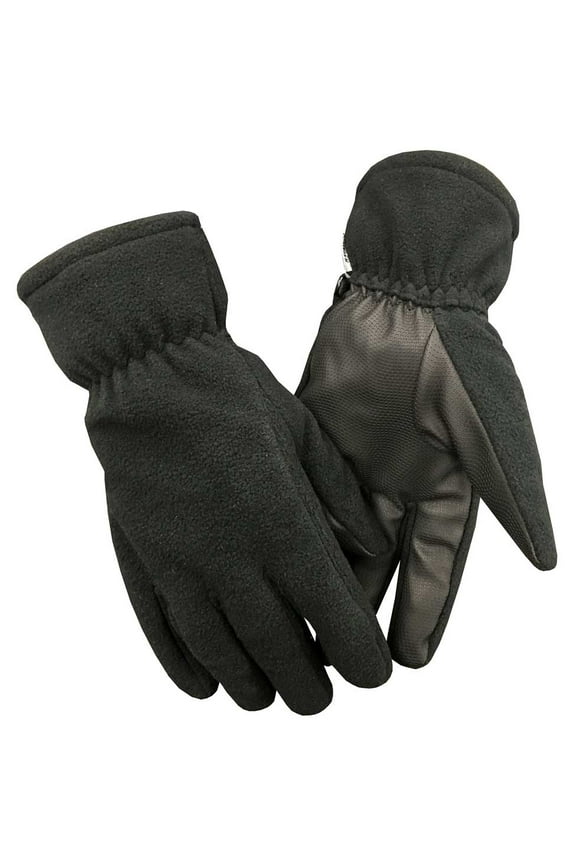 Northstar Hand Armor Unisex Fleece Thinsulate Waterproof Gloves, Black 501BK