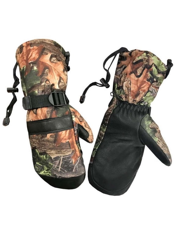 Northstar Men's Camouflage Hunting Mitten Glove Ski-Dri Thinsulate Lined (L)