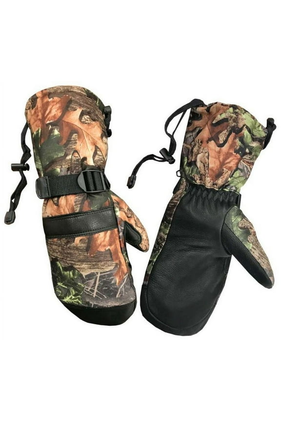 Northstar Men's Camouflage Hunting Mitten Glove Ski-Dri Thinsulate Lined (L)