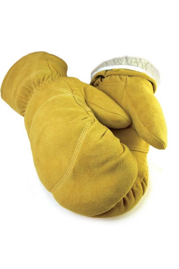 Northstar Mens Deerskin Buttersoft Mit Tan Removable Liner 4" Gauntlet 065T