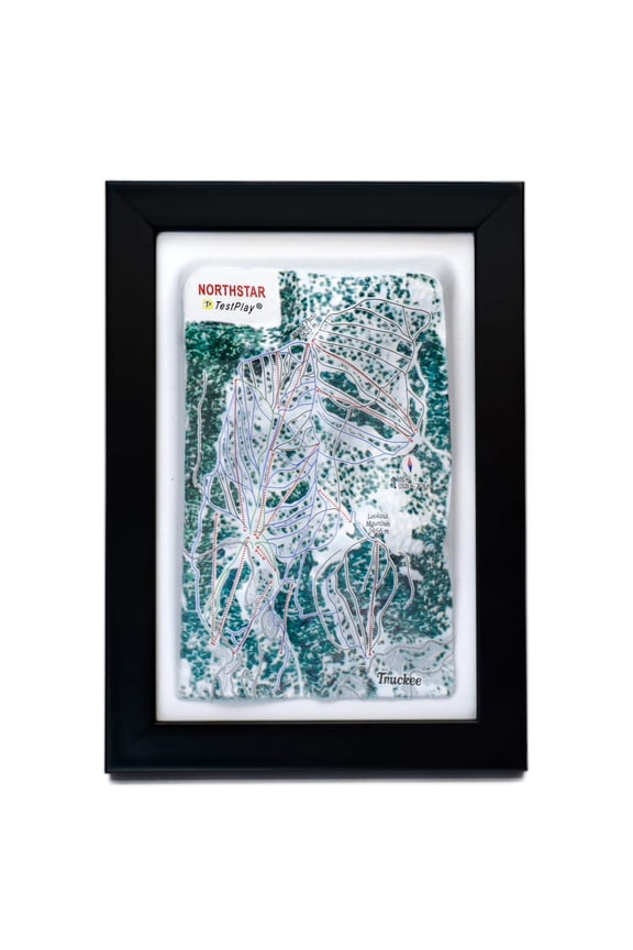 Northstar Ski Resort 3D Raised Relief Map