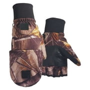 Northstar Unisex Water Resistant Thinsulate Camo Flip Top Convertible Gloves