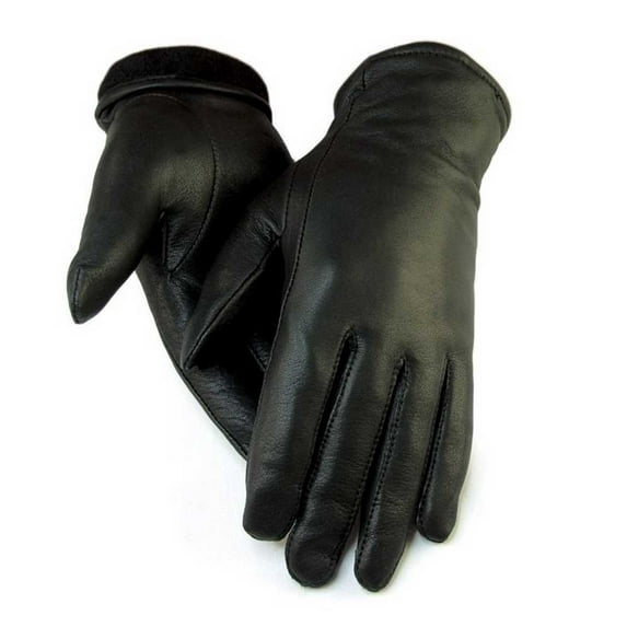 Northstar Women's Black Full Deerskin Dress Glove Fleece Lined 3" Cuff 411B