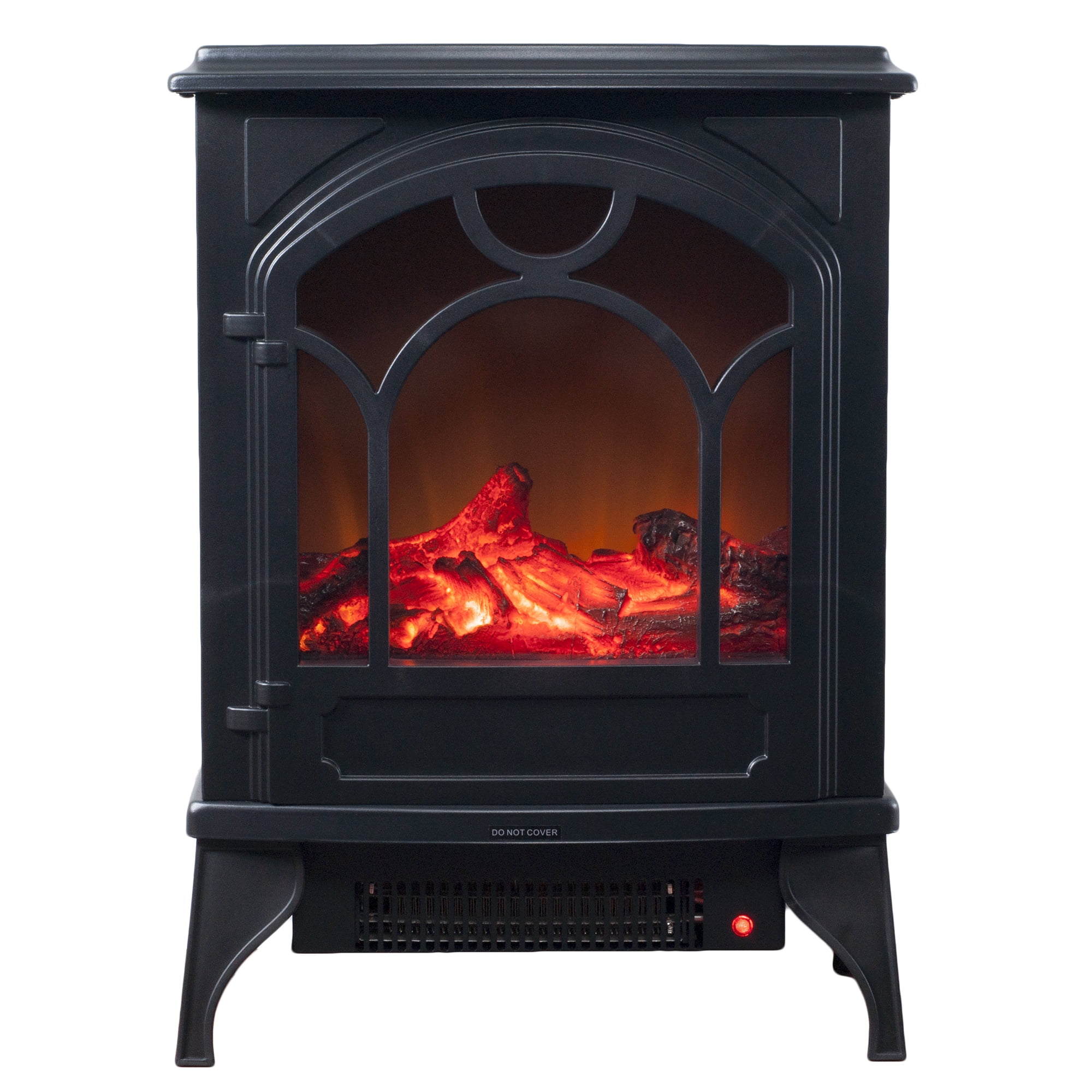 Northwest Electric Fireplace Heater for the Living Room or Bedroom (Black)