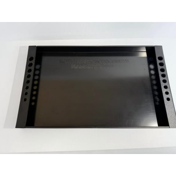 Northwest CNC Products Heavy Duty Tool Tray, Clear Polycarbonate, Black ABS Plastic Construction, 18x12 or 24x16 Inches (Black Textured ABS, 18X12)