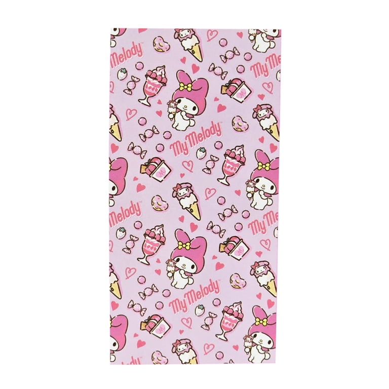 My Melody タオルセット ピンク Officially Licensed Hello Kitty & My Melody Bath Character Beach