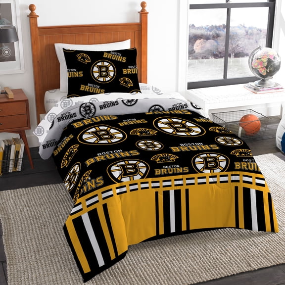 Northwest Group 4-Piece Boston Bruins Bed in a Bag, Twin