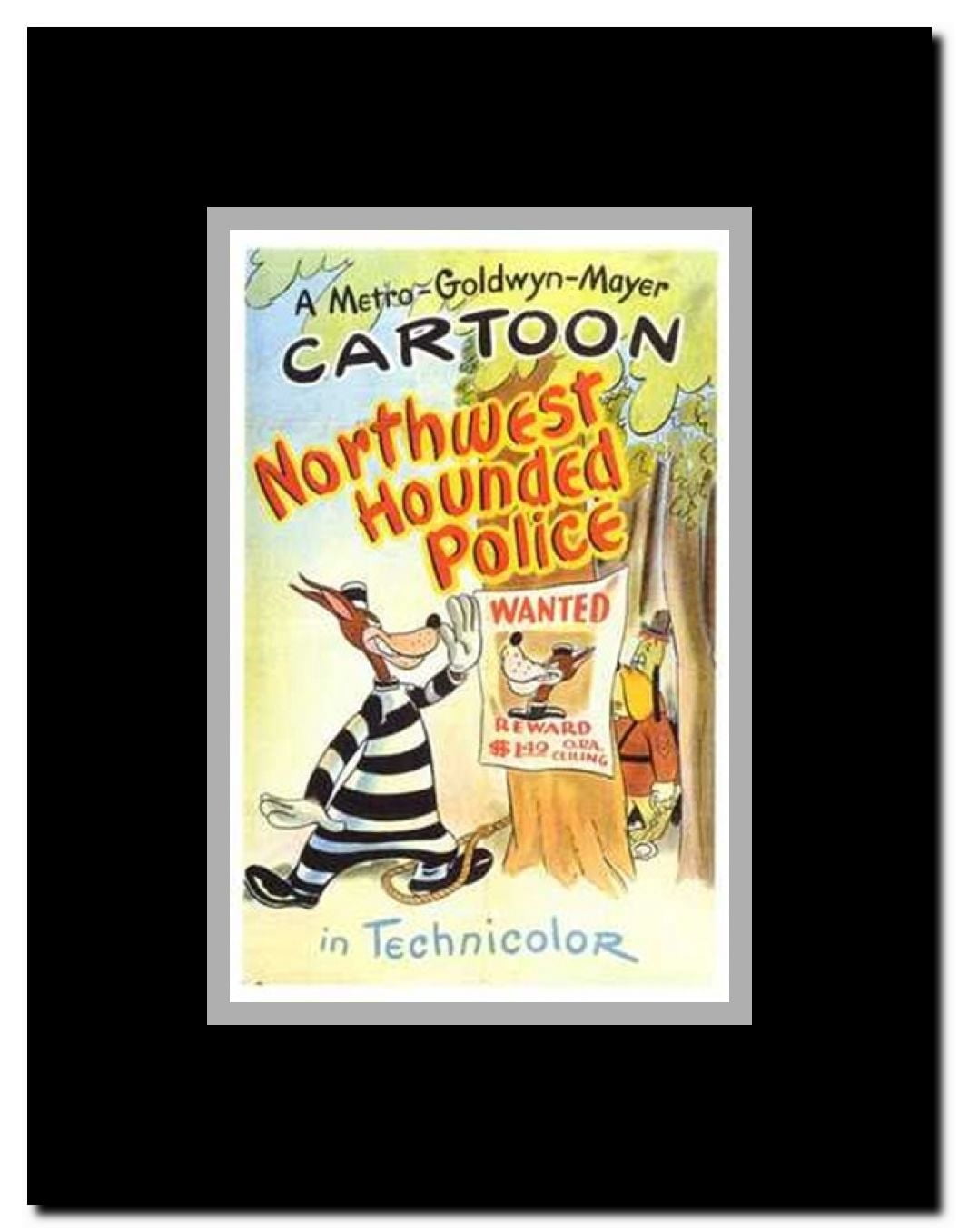 Northwest Hounded Police Framed Movie Poster