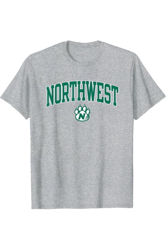 Northwest Missouri State Bearcats Arch Over Heather Gray T-Shirt