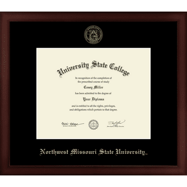 Northwest Missouri State University Diploma Frame, Document Size 10" x 8"