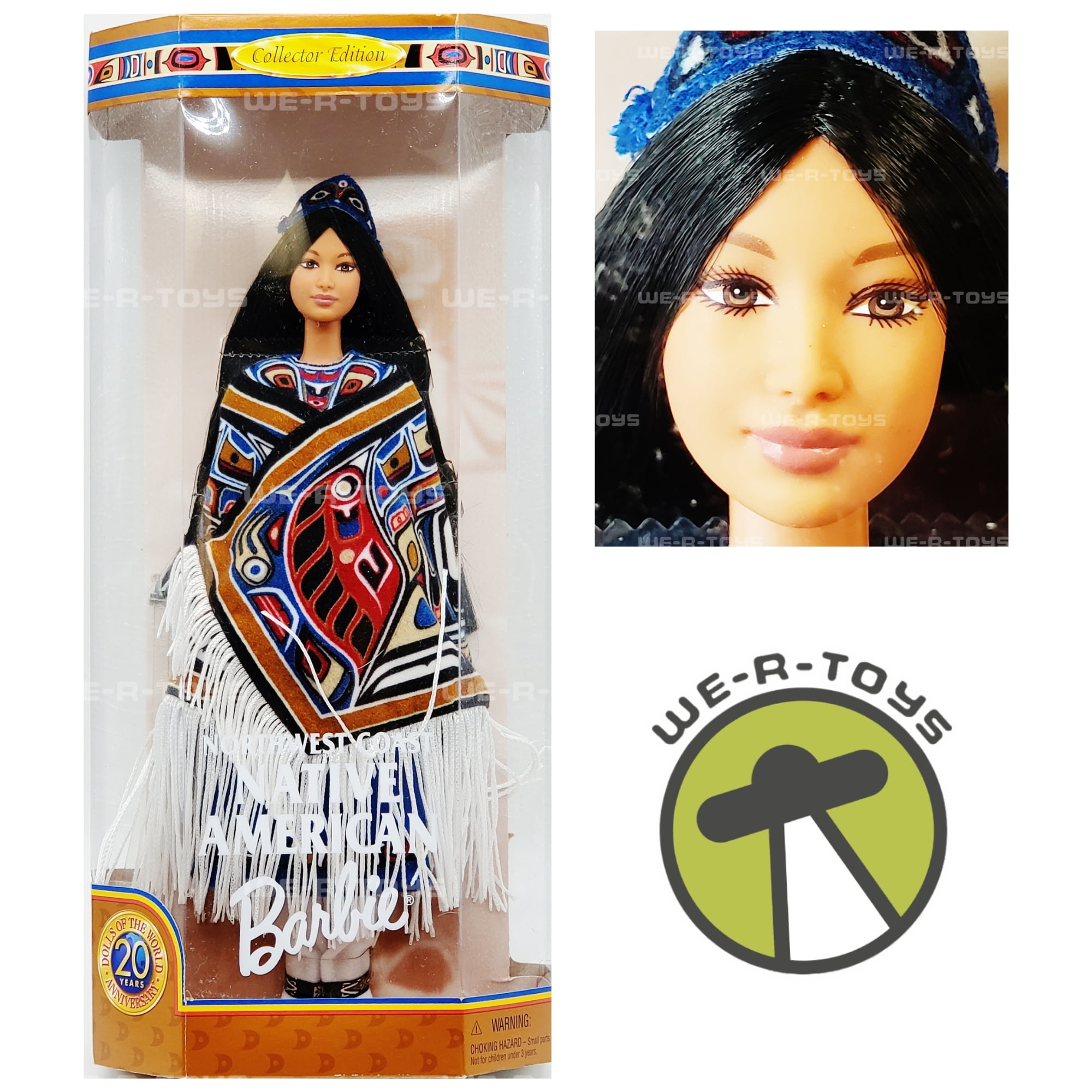 Barbie Collection – Native America – Mattel – Vintage – Poupée D'occasion