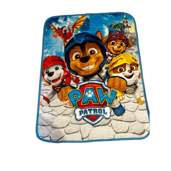Northwest Paw Patrol 60"x80" Twin Plush Raschel Blanket