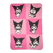 Northwest Sanrio Kuromi Pink Fleece Silky Touch Throw Blanket 45" x 60"