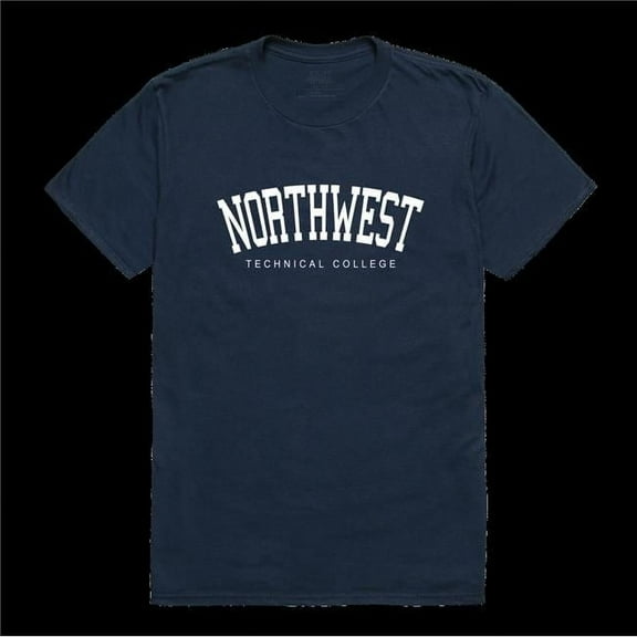 Northwest Technical College Hawks Arch T-Shirt, Navy - Small