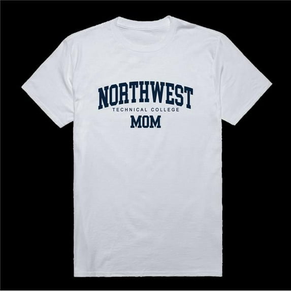 Northwest Technical College Hawks Mom T-Shirt, White - Extra Large
