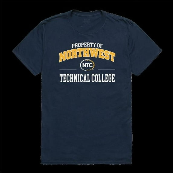 Northwest Technical College Hawks Property T-Shirt, Navy - Large