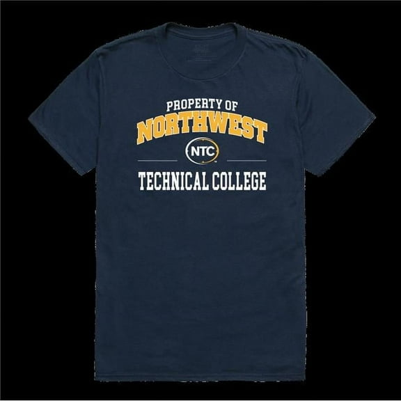 Northwest Technical College Hawks Property T-Shirt, Navy - Small