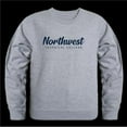 thumbnail image 1 of Northwest Technical College Hawks Script Crewneck Sweatshirt, Heather Grey - Large, 1 of 1