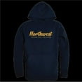 thumbnail image 1 of Northwest Technical College Hawks Script Hoodie, Navy - Small, 1 of 1