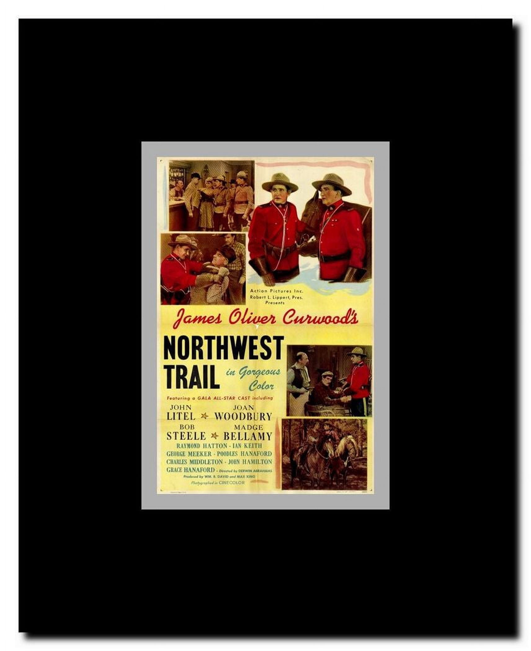 Northwest Trail Framed Movie Poster