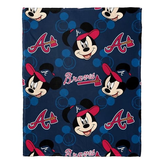 Northwest x Disney Atlanta Braves Mickey Hugger Pillow & Silk Touch Throw Set