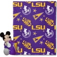 thumbnail image 1 of Northwest x Disney LSU Tigers Mickey Hugger Pillow & Silk Touch Throw Set, 1 of 2