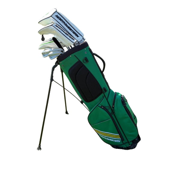 Northwestern Golf Men's Thunderbird Full Set (Regular) – Green – Complete Golf Club Set with Stand Bag
