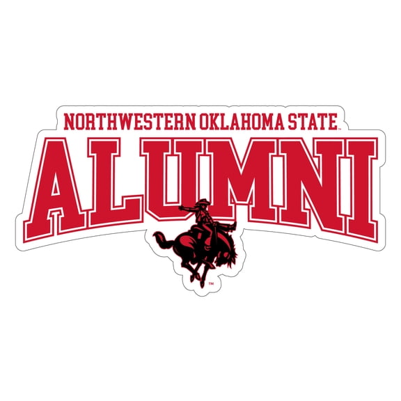Northwestern Oklahoma State University Laser Cut Alumni Vinyl Sticker - Officially Licensed (3-Inch)
