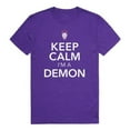 thumbnail image 1 of Northwestern State University Demons Keep Calm T-Shirt, Purple - Small, 1 of 1