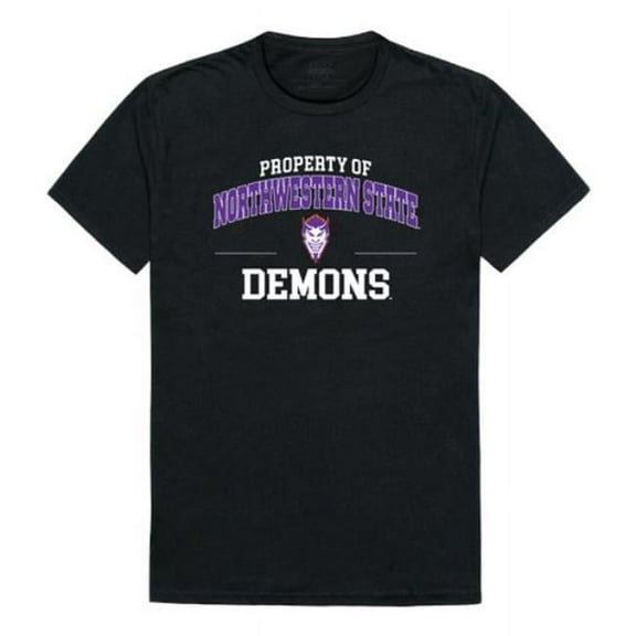 Northwestern State University Demons Property College T-Shirt, Black - 2XL