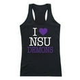 thumbnail image 1 of Northwestern State University Demons Women I Love Tank Top, Black - 2XL, 1 of 1