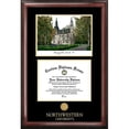 thumbnail image 1 of Northwestern University 8.5" x 11" Gold Embossed Diploma Frame with Campus Images Lithograph, 1 of 5