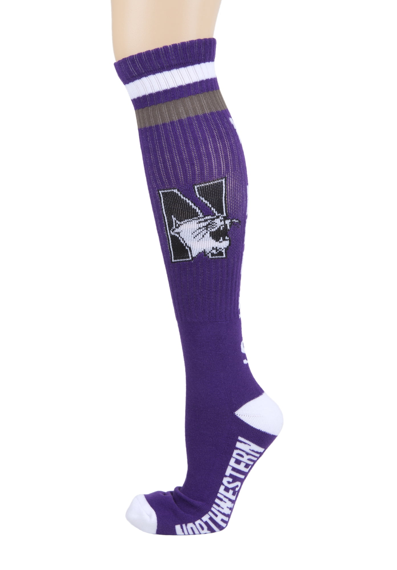 Northwestern Wildcats Purple Tube Sock - Donegal Bay - Unisex - One Size - Knee-High