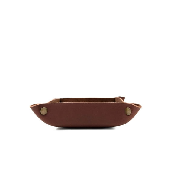 Northwind Genuine Leather Snap Valet Tray