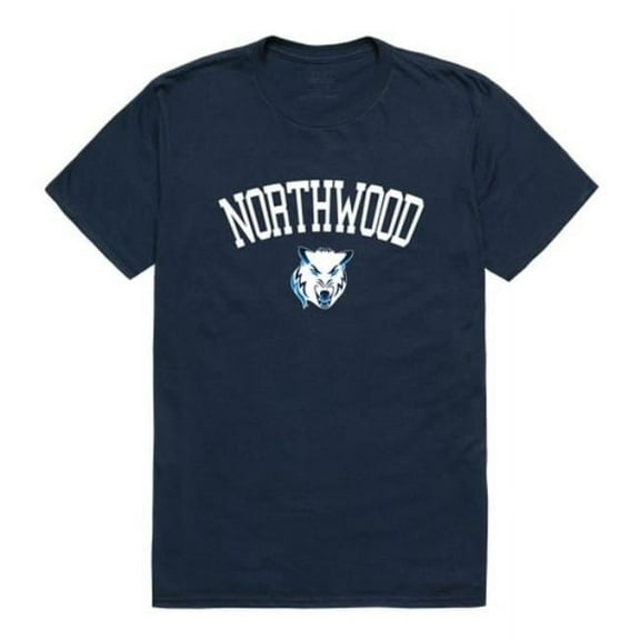 Northwood University Timberwolves Arch T-Shirt, Navy - Extra Large