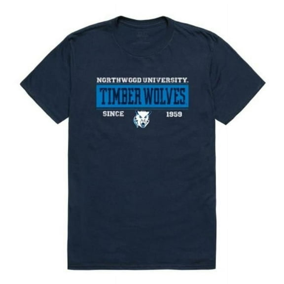Northwood University Timberwolves College Established T-Shirt, Navy - 2XL