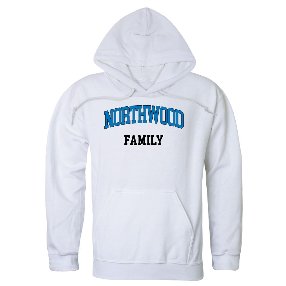 Northwood University Timberwolves Family Hoodie Sweatshirts White