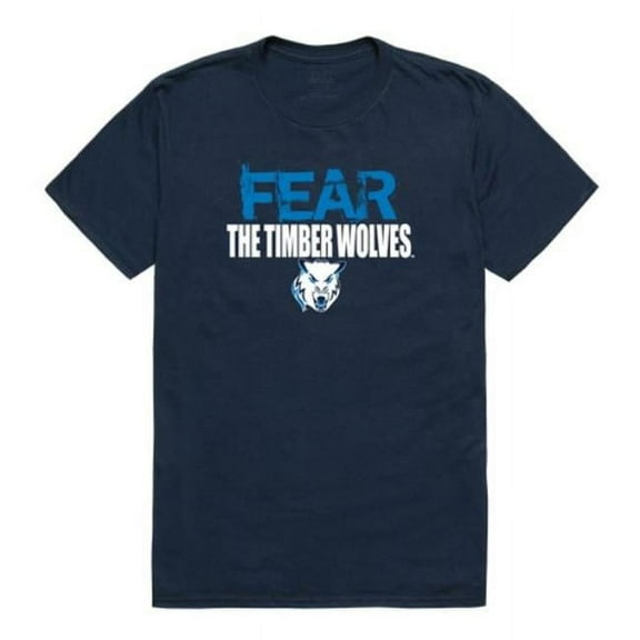Northwood University Timberwolves Fear College T-Shirt, Navy - 2XL