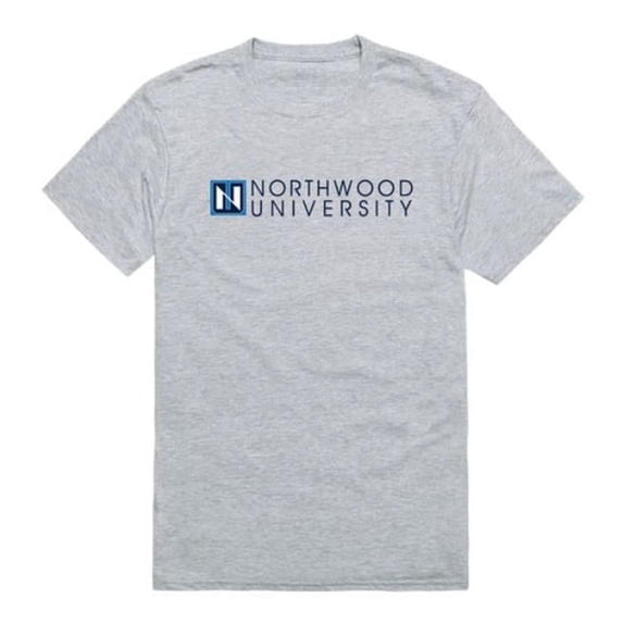 Northwood University Timberwolves Institutional T-Shirt, Heather Grey - Large