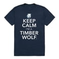 thumbnail image 1 of Northwood University Timberwolves Keep Calm T-Shirt, Navy - Medium, 1 of 1