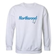 thumbnail image 1 of Northwood University Timberwolves Script Crewneck Sweatshirt, White - Medium, 1 of 1