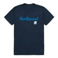 thumbnail image 1 of Northwood University Timberwolves Script T-Shirt, Navy - Large, 1 of 1